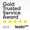 FEEFO Gold Trusted Service Award