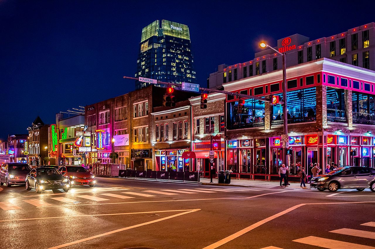 Tennessee - Nashville - Broadway Lights