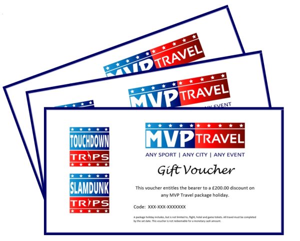 MVP Travel Gift Vouchers
